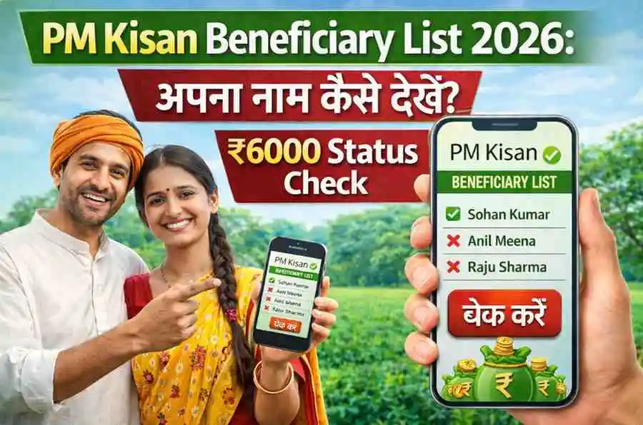PM Kisan Beneficiary List 2026: अपना नाम कैसे देखें? पूरी जानकारी हिंदी में