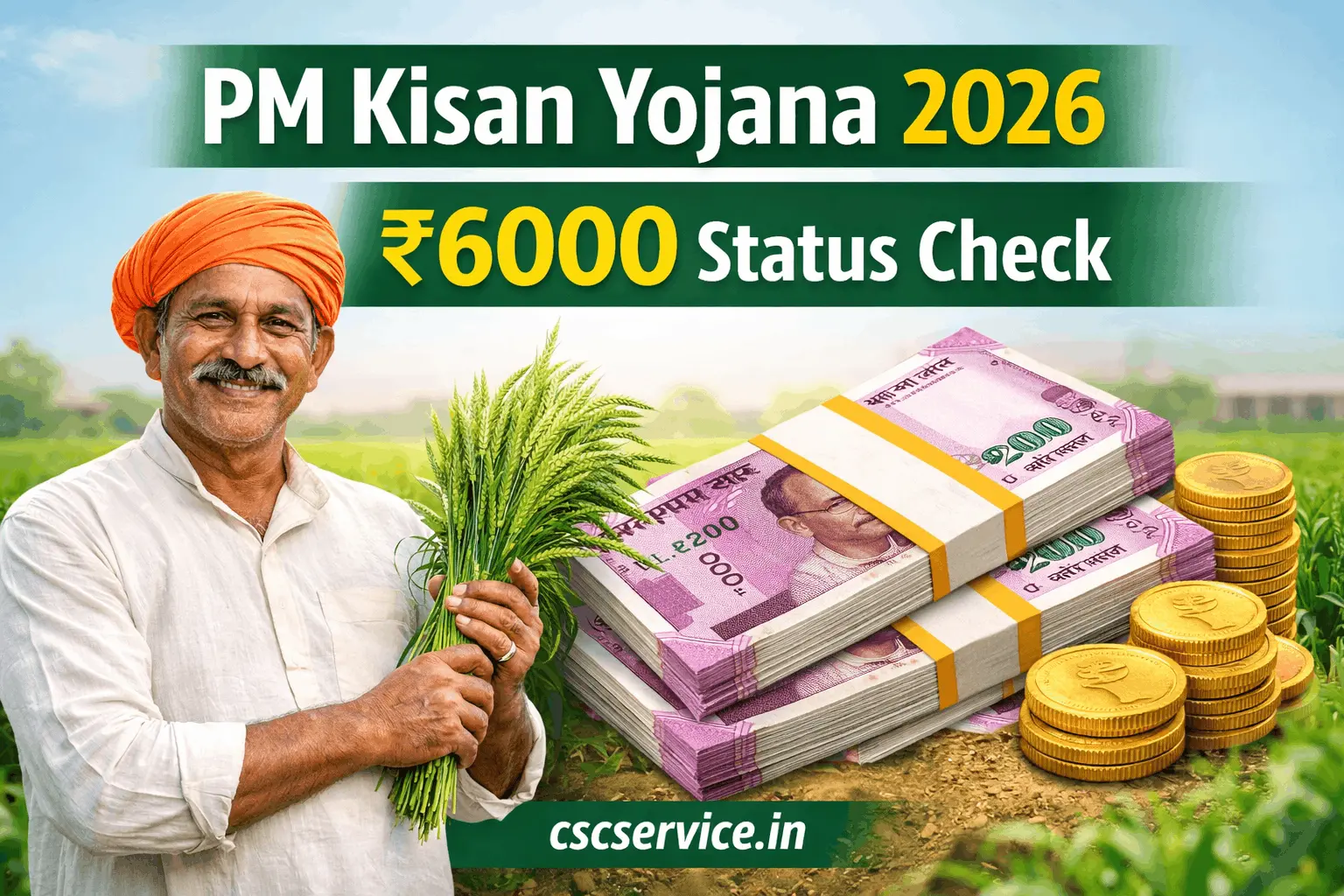 PM Kisan Yojana 2026: ₹6000 कैसे मिलेगा? | PM Kisan Status Check & Beneficiary List